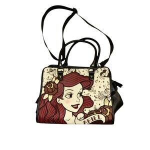 Loungefly Ariel Crossbody Bag - Red and Black